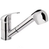 Aqua-Su "Tiado" Spültisch-Einhebelmischer (herausziehbar, chrom)